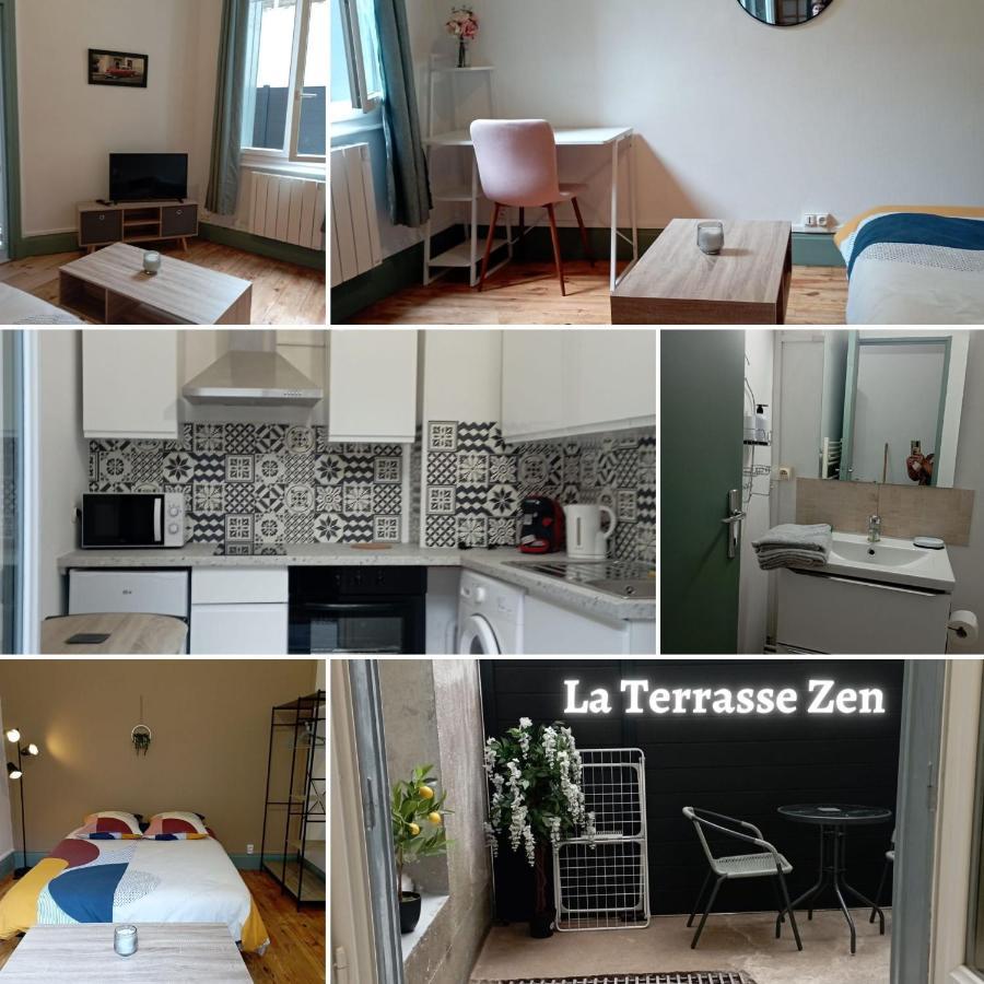 La Terrasse Zen Dacher - Superbe Appartement 30 M2 Tout Equipe Avec Terrasse Coeur Vichy Proche Gare Thermes Cures エクステリア 写真